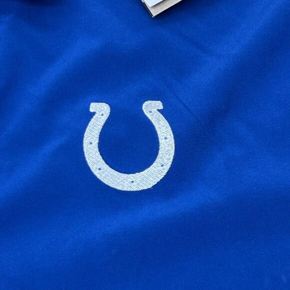 NEW LG Indianapolis Colts Nike 2024/25 Sideline Performance Polo Shirt Blue - Picture 5 of 12